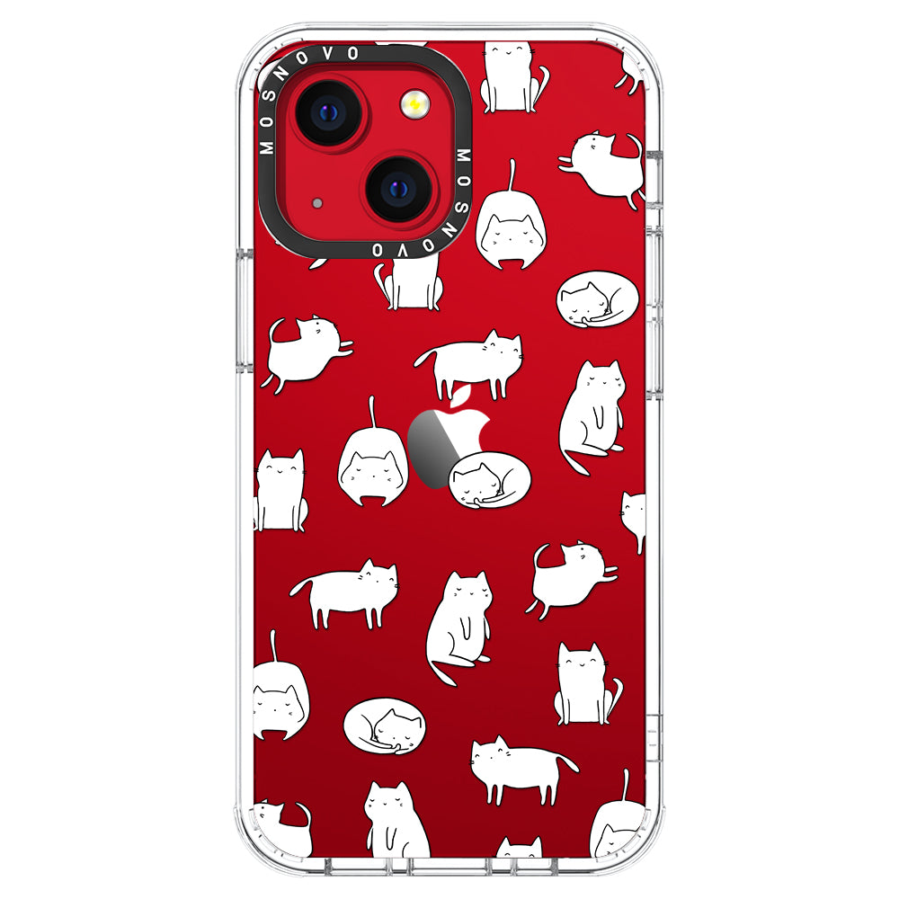 Cute Cats Phone Case - iPhone 13 Case - MOSNOVO