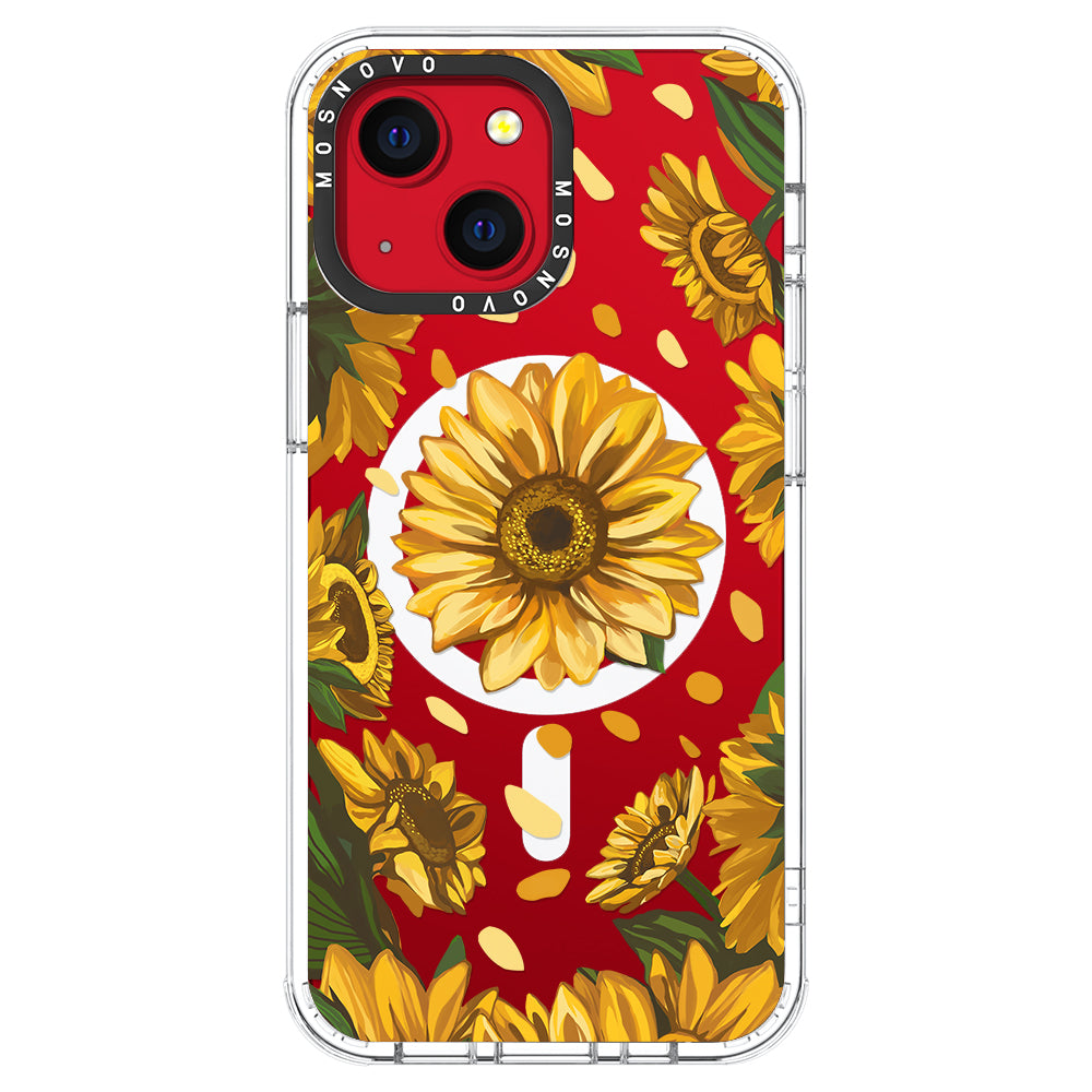 Sunflower Garden Phone Case - iPhone 13 Case - MOSNOVO