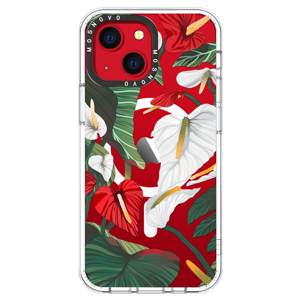 Anthurium Phone Case - iPhone 13 Case - MOSNOVO