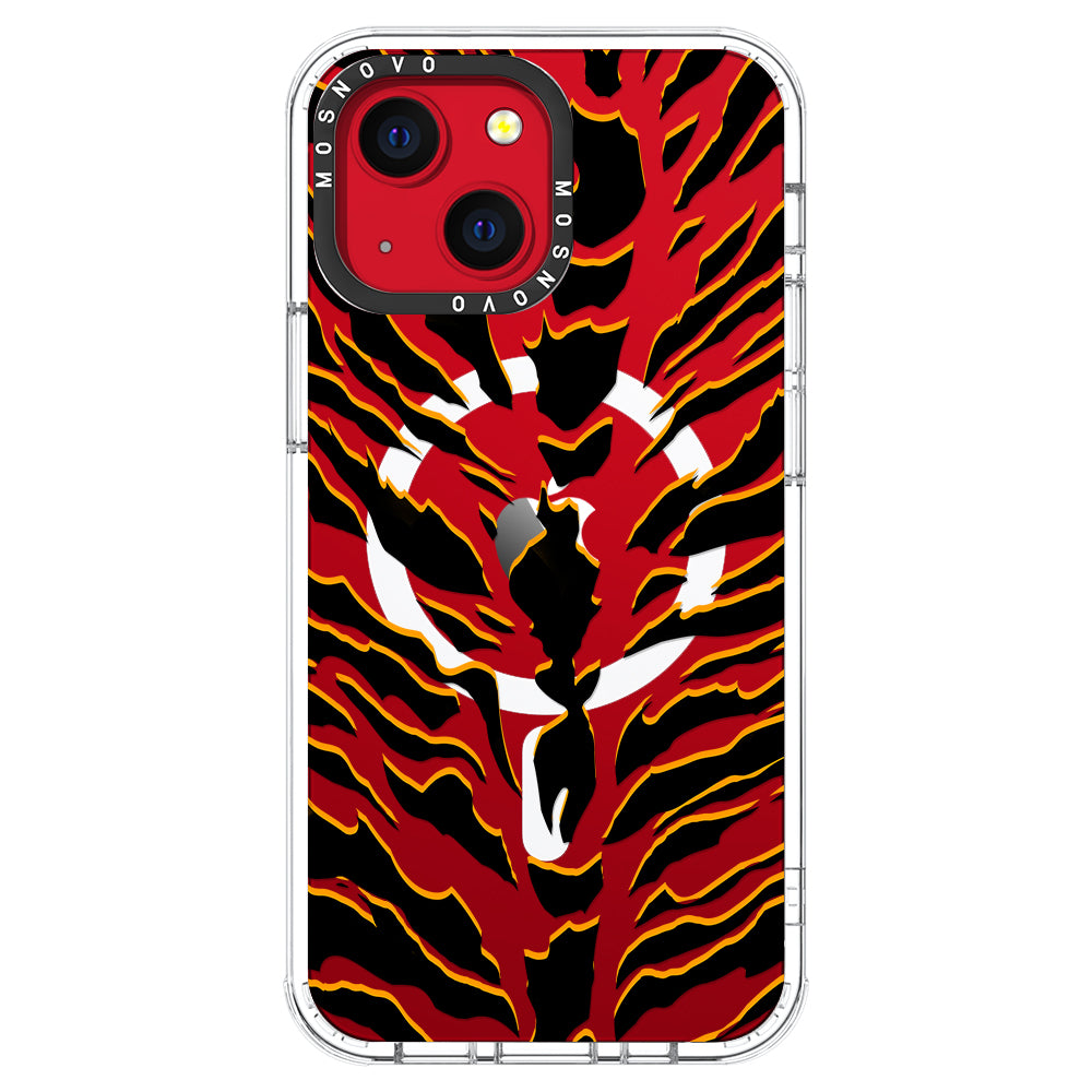 Tiger Print Phone Case - iPhone 13 Case - MOSNOVO