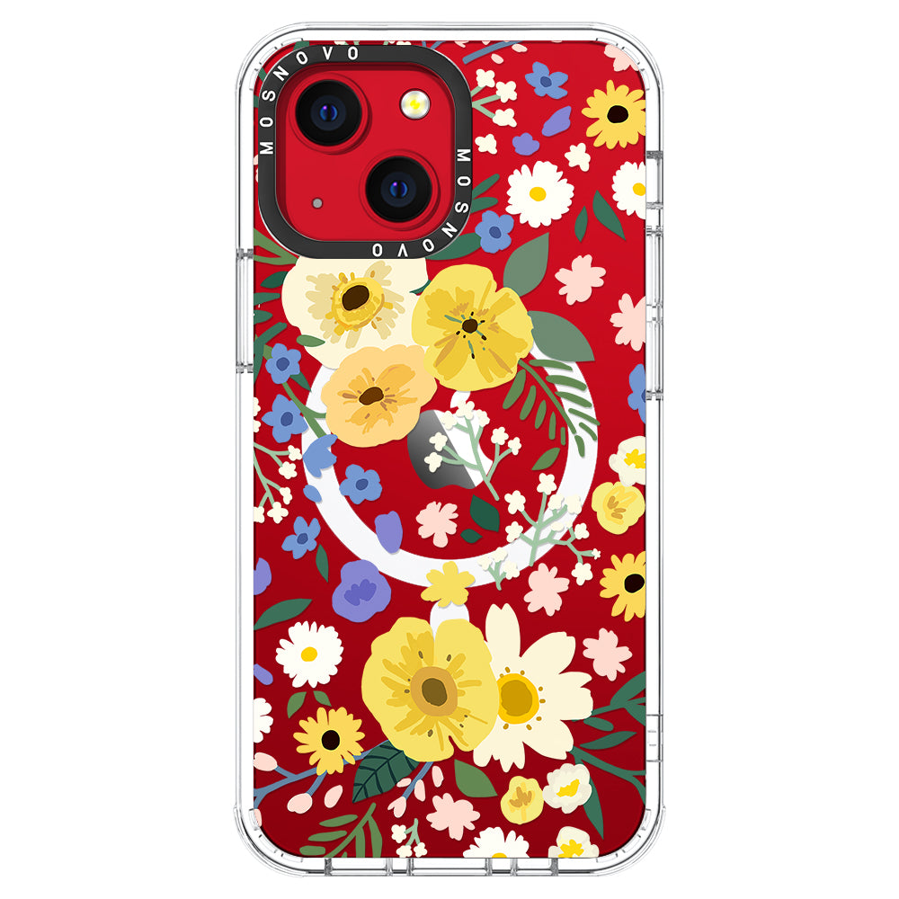 Spring Wild Floral Phone Case - iPhone 13 Case - MOSNOVO