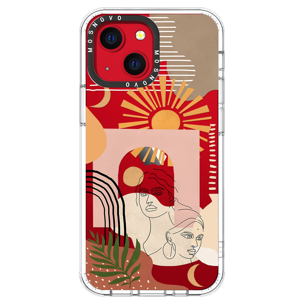 Modern Collage Art Phone Case - iPhone 13 Case - MOSNOVO