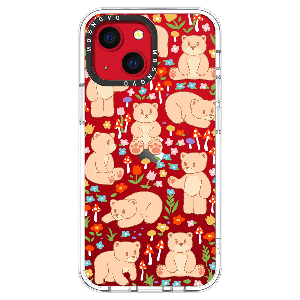 Cute Bear Phone Case - iPhone 13 Case - MOSNOVO