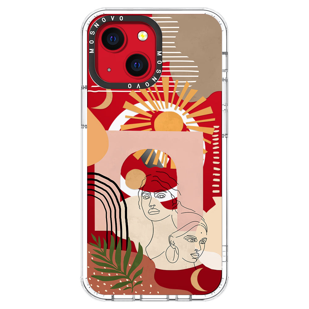 Modern Collage Art Phone Case - iPhone 13 Case - MOSNOVO