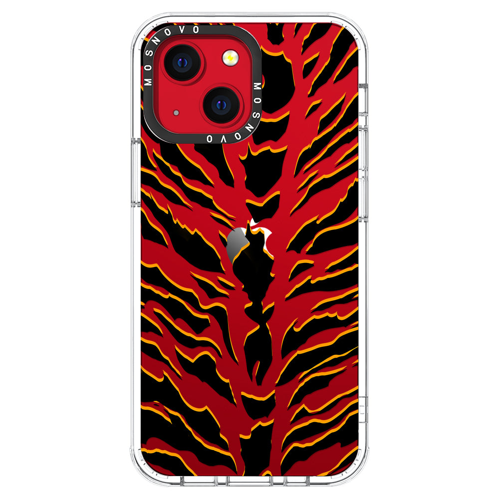 Tiger Print Phone Case - iPhone 13 Case - MOSNOVO