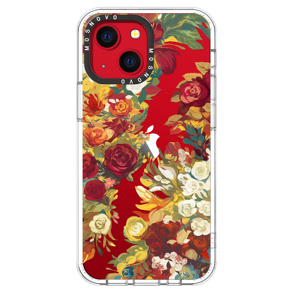 Vintage Flower Garden Phone Case - iPhone 13 Case - MOSNOVO