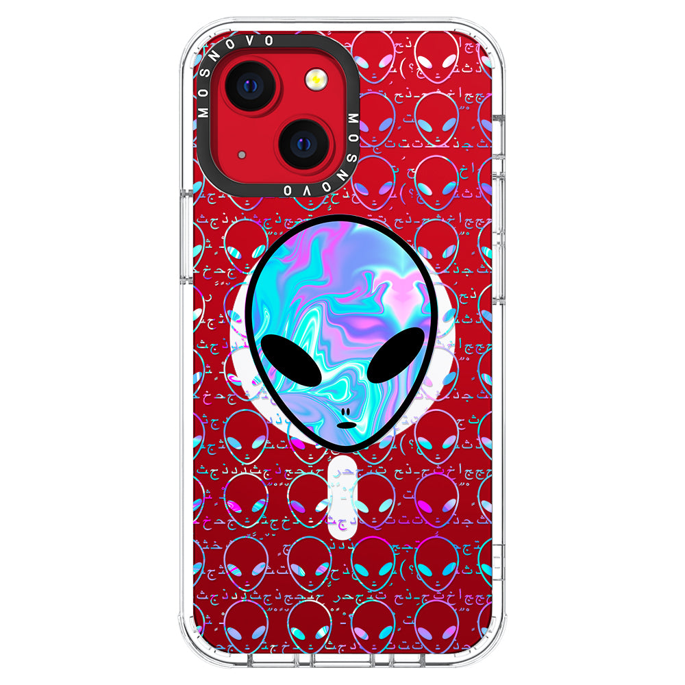 Space Alien Phone Case - iPhone 13 Case - MOSNOVO