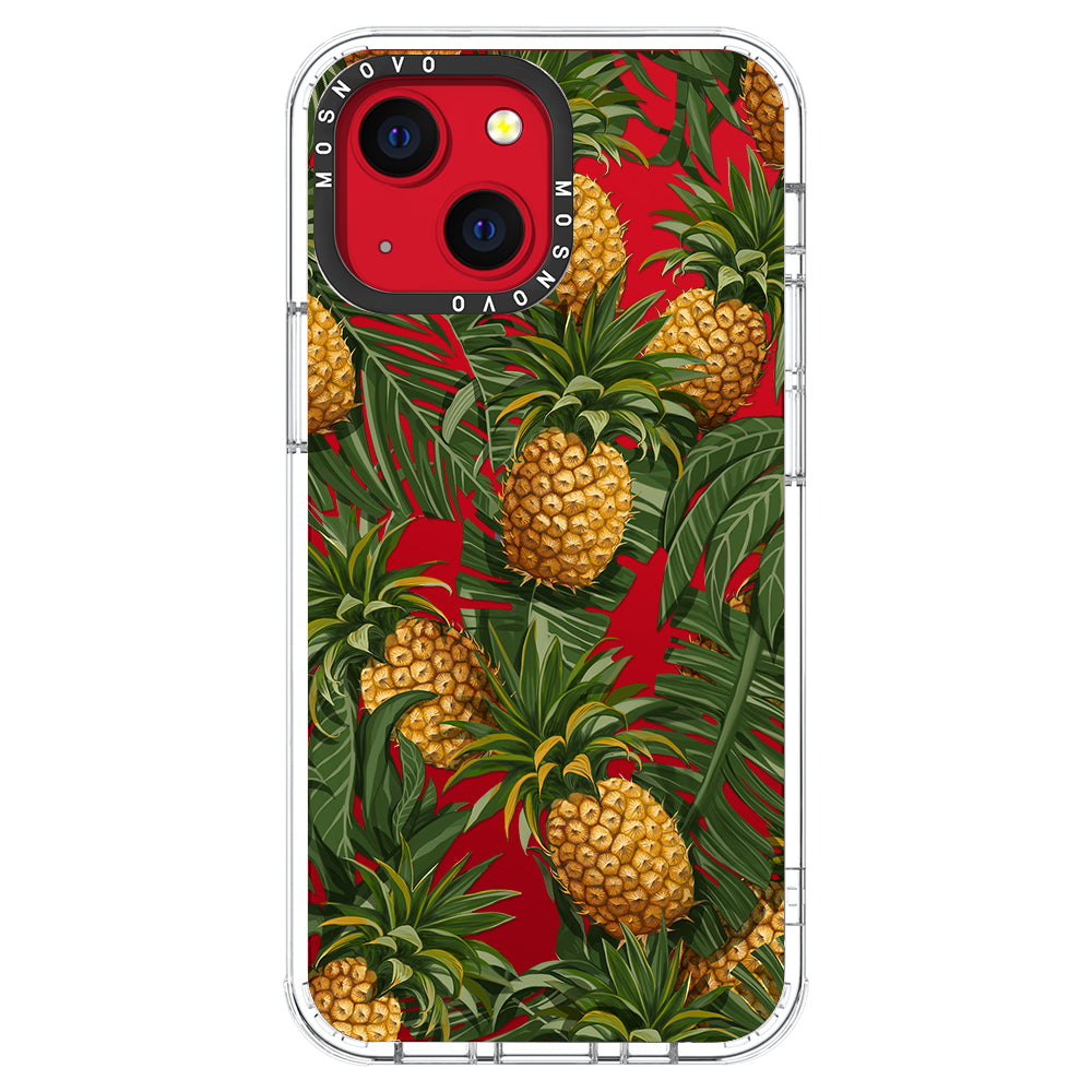 Pineapple Botany Phone Case - iPhone 13 Case - MOSNOVO