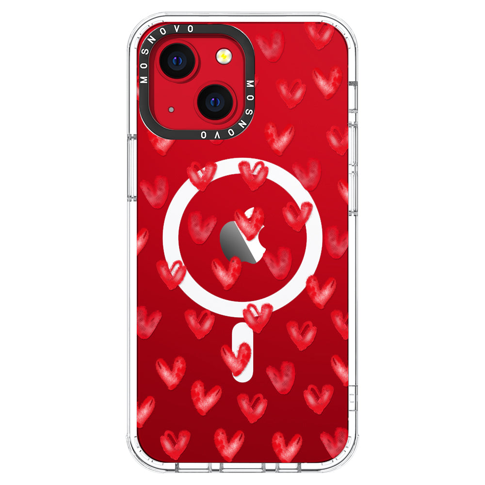 Cute Little Hearts Phone Case - iPhone 13 Case - MOSNOVO