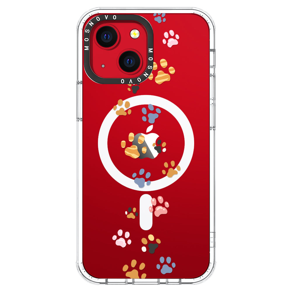 Colorful Paw Phone Case - iPhone 13 Case - MOSNOVO