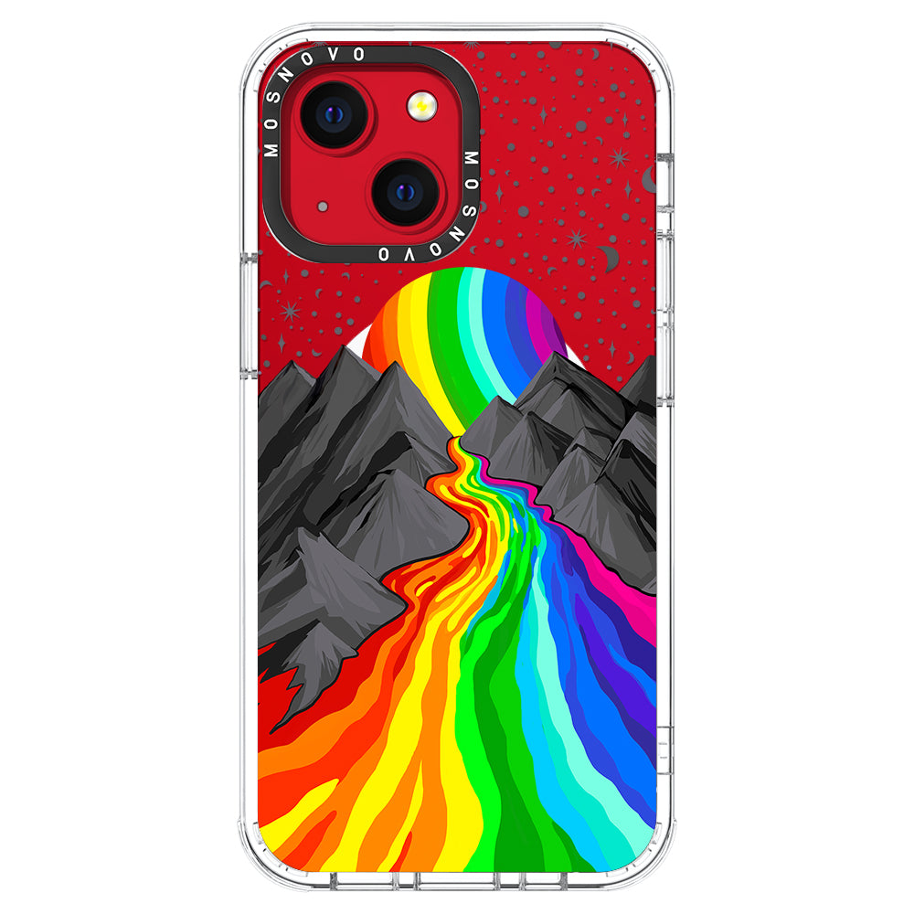 Rainbow Landscape Phone Case - iPhone 13 Case - MOSNOVO