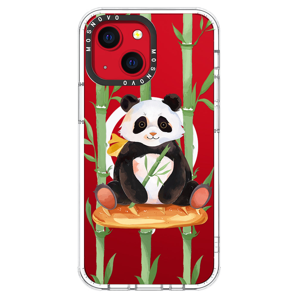 Bamboo Panda Phone Case - iPhone 13 Case - MOSNOVO