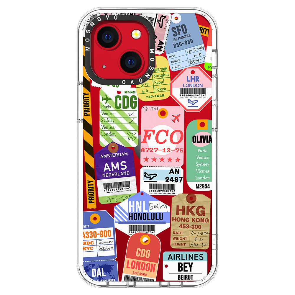 Ticket Label Phone Case - iPhone 13 Case - MOSNOVO