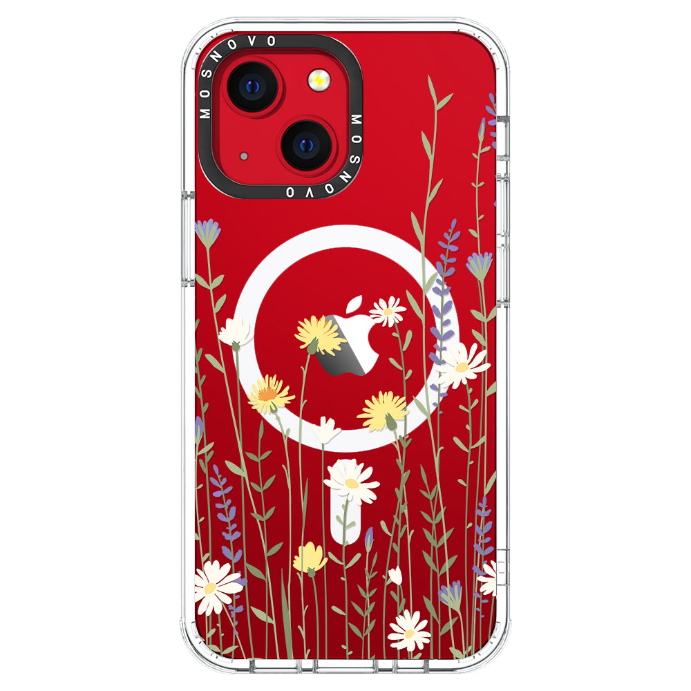 Wild Meadow Floral Phone Case - iPhone 13 Case - MOSNOVO