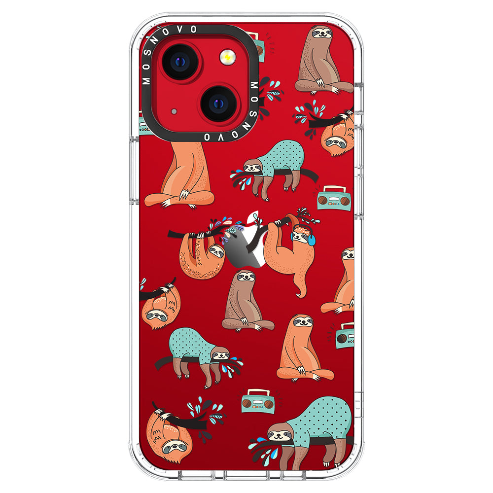 Musical Sloth Phone Case - iPhone 13 Case - MOSNOVO