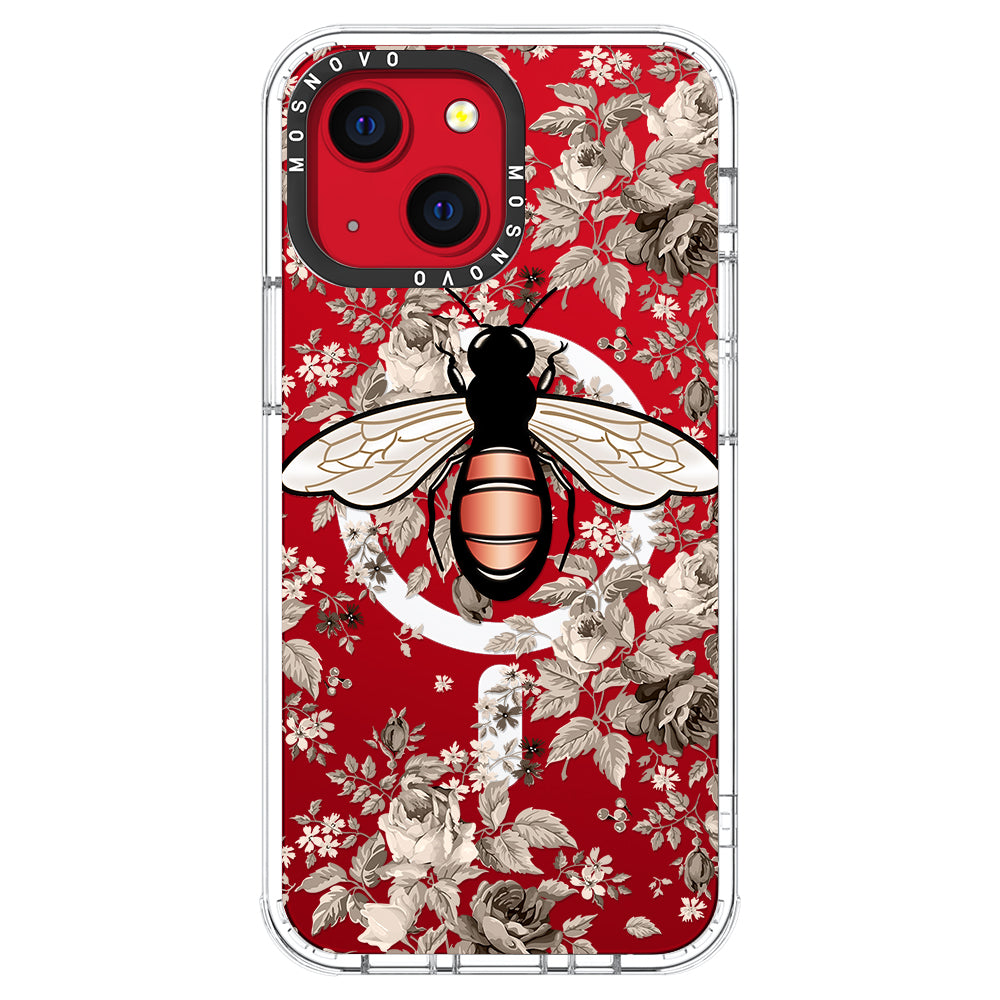 Vintage Bee Phone Case - iPhone 13 Case - MOSNOVO