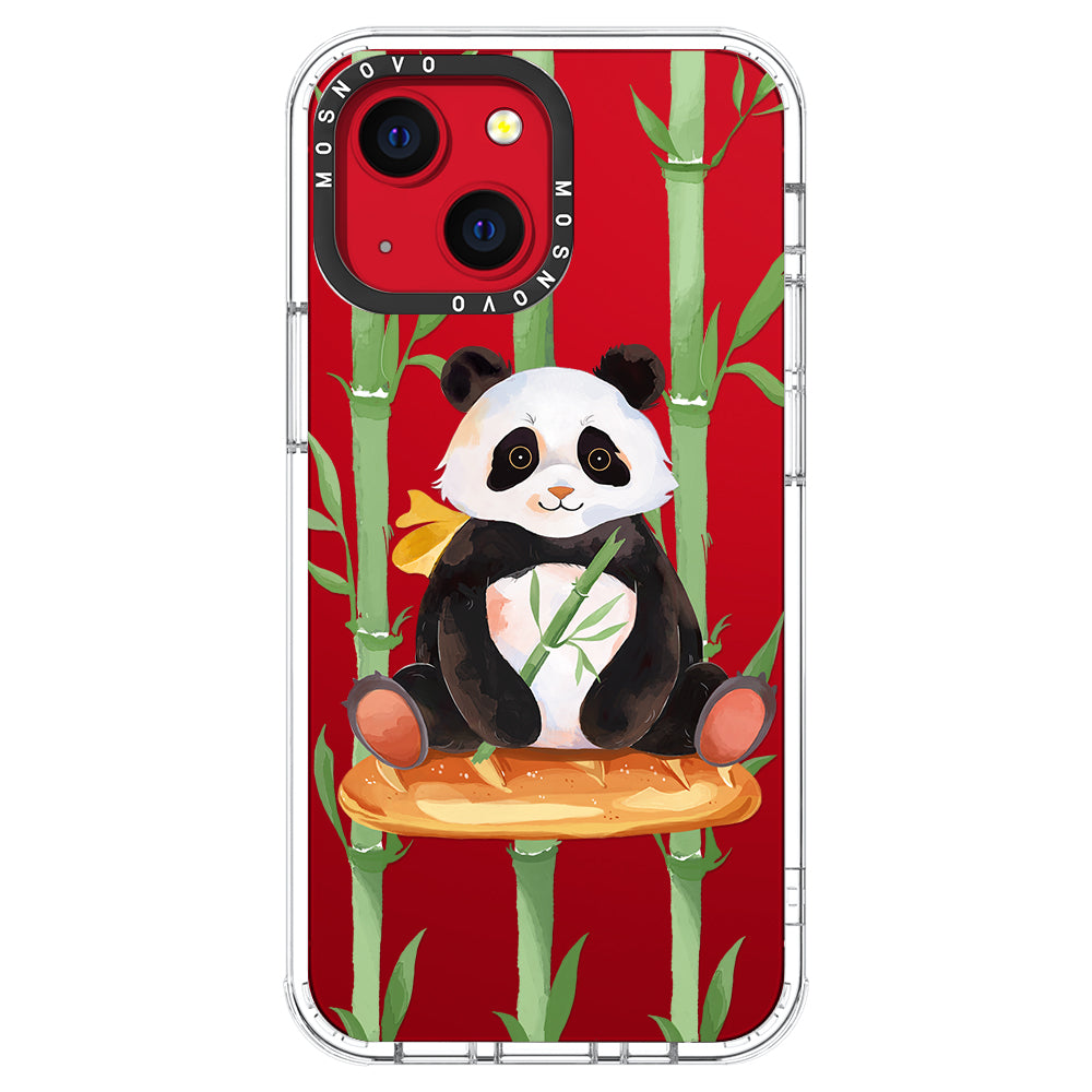 Bamboo Panda Phone Case - iPhone 13 Case - MOSNOVO