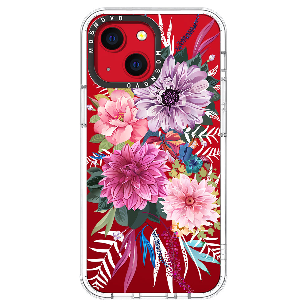 Dahlia Bloom Phone Case - iPhone 13 Case - MOSNOVO