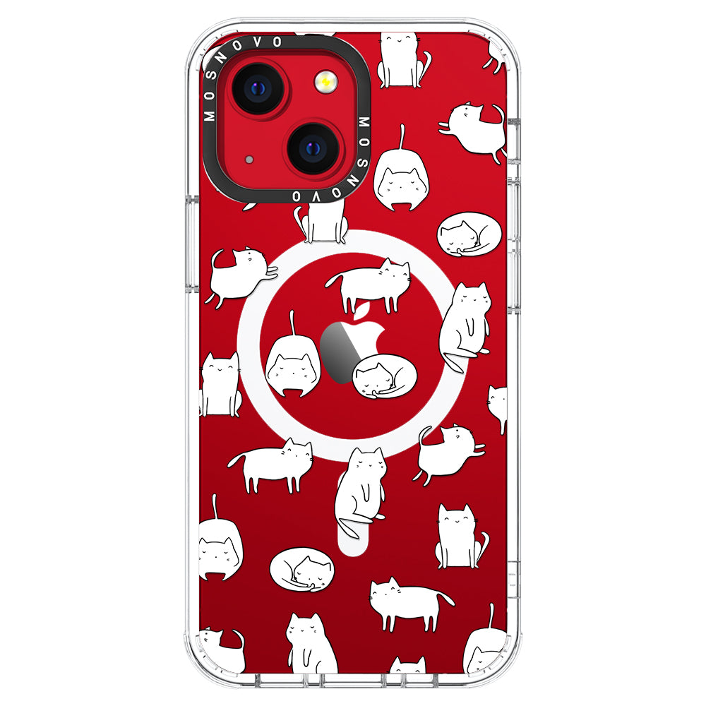 Cute Cats Phone Case - iPhone 13 Case - MOSNOVO