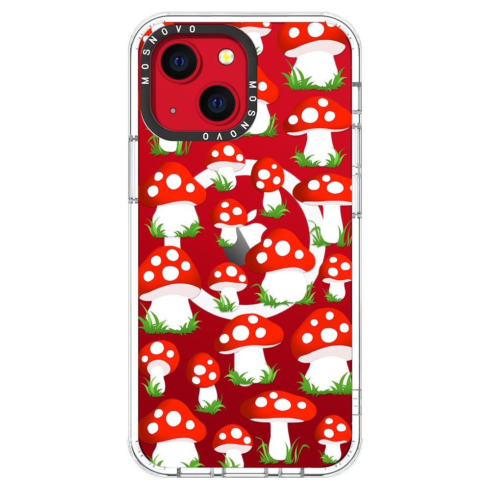 Cute Mushroom Phone Case - iPhone 13 Case - MOSNOVO