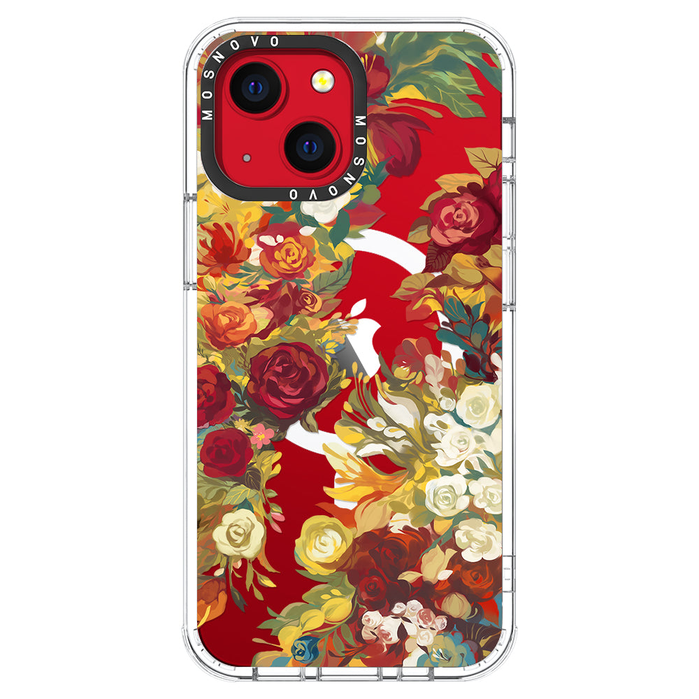 Vintage Flower Garden Phone Case - iPhone 13 Case - MOSNOVO