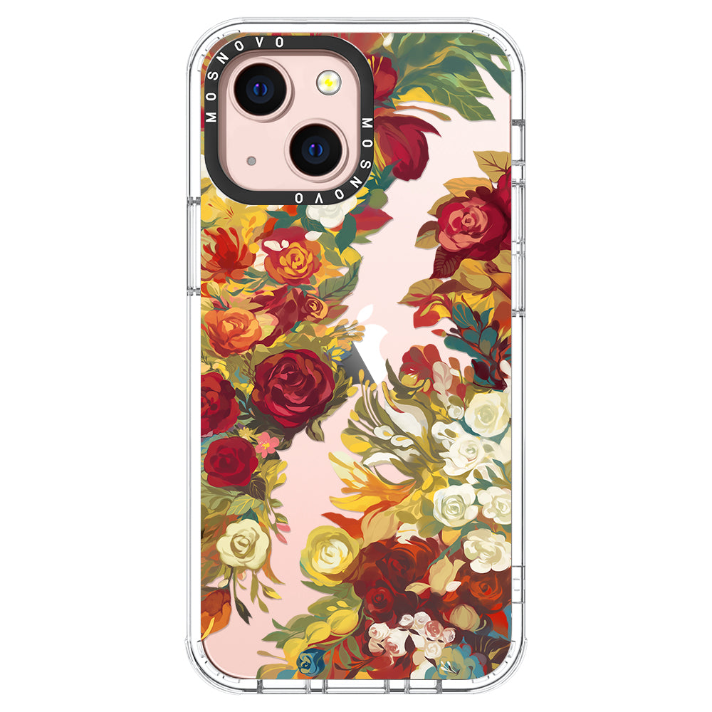 Vintage Flower Garden Phone Case - iPhone 13 Case - MOSNOVO