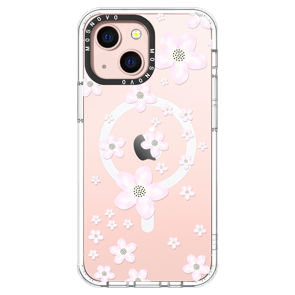 Pink Cherry Blossom Phone Case - iPhone 13 Case - MOSNOVO