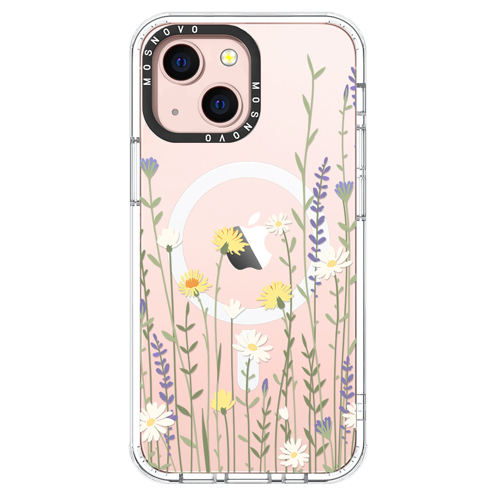 Wild Meadow Floral Phone Case - iPhone 13 Case - MOSNOVO