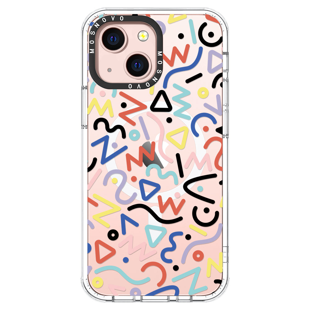 Doodle Art Phone Case - iPhone 13 Case - MOSNOVO