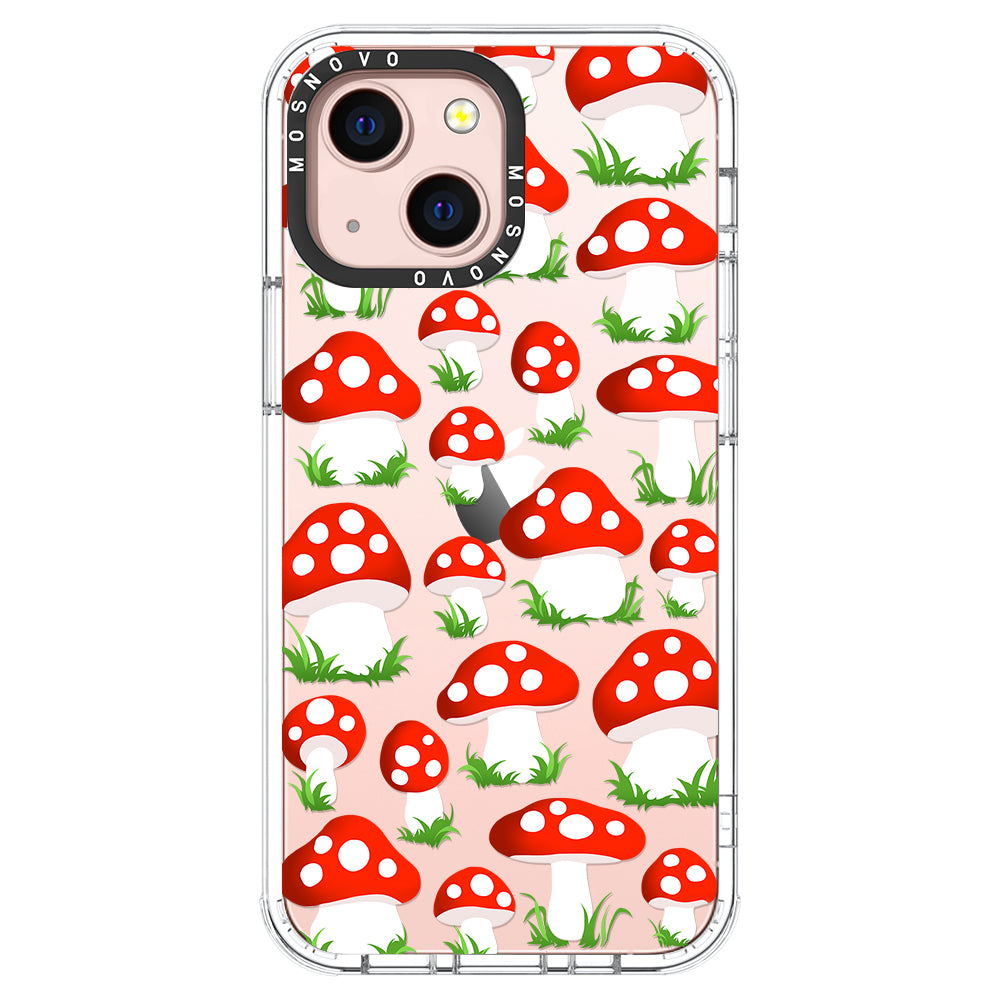 Cute Mushroom Phone Case - iPhone 13 Case - MOSNOVO