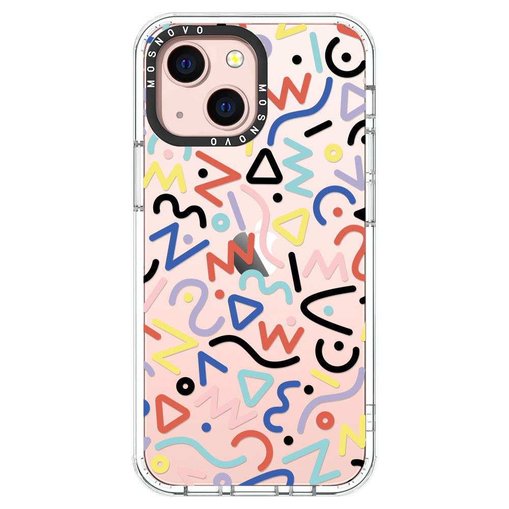 Doodle Art Phone Case - iPhone 13 Case - MOSNOVO