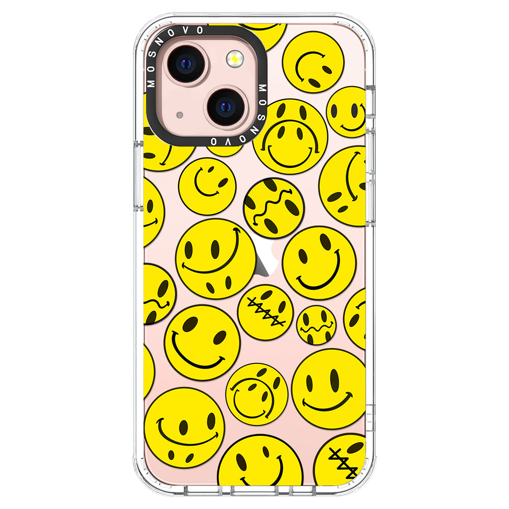 Smiley Face Phone Case - iPhone 13 Case - MOSNOVO