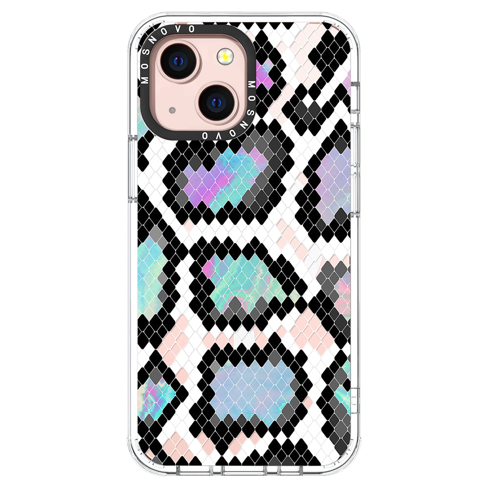 Aurora Snake Print Phone Case - iPhone 13 Case - MOSNOVO