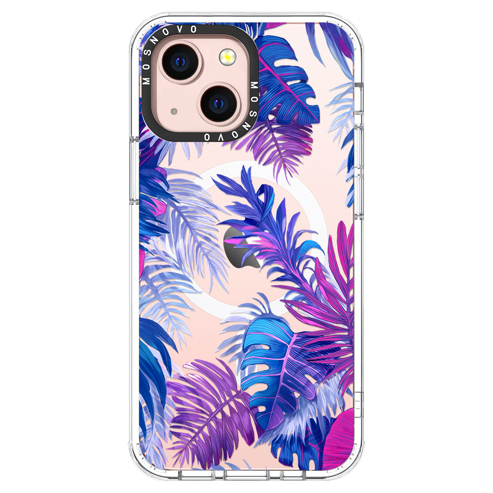 Fancy Palm Leaves Phone Case - iPhone 13 Case - MOSNOVO