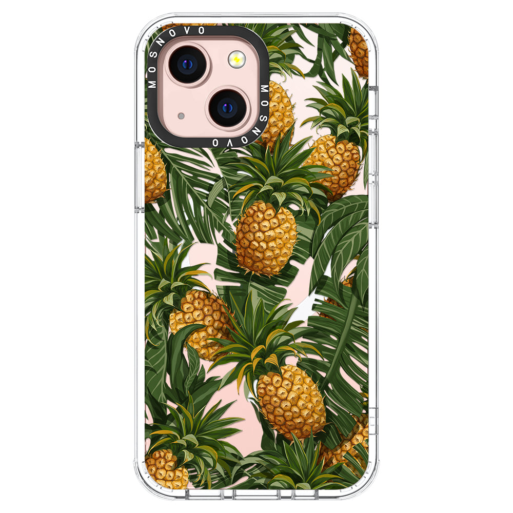 Pineapple Botany Phone Case - iPhone 13 Case - MOSNOVO