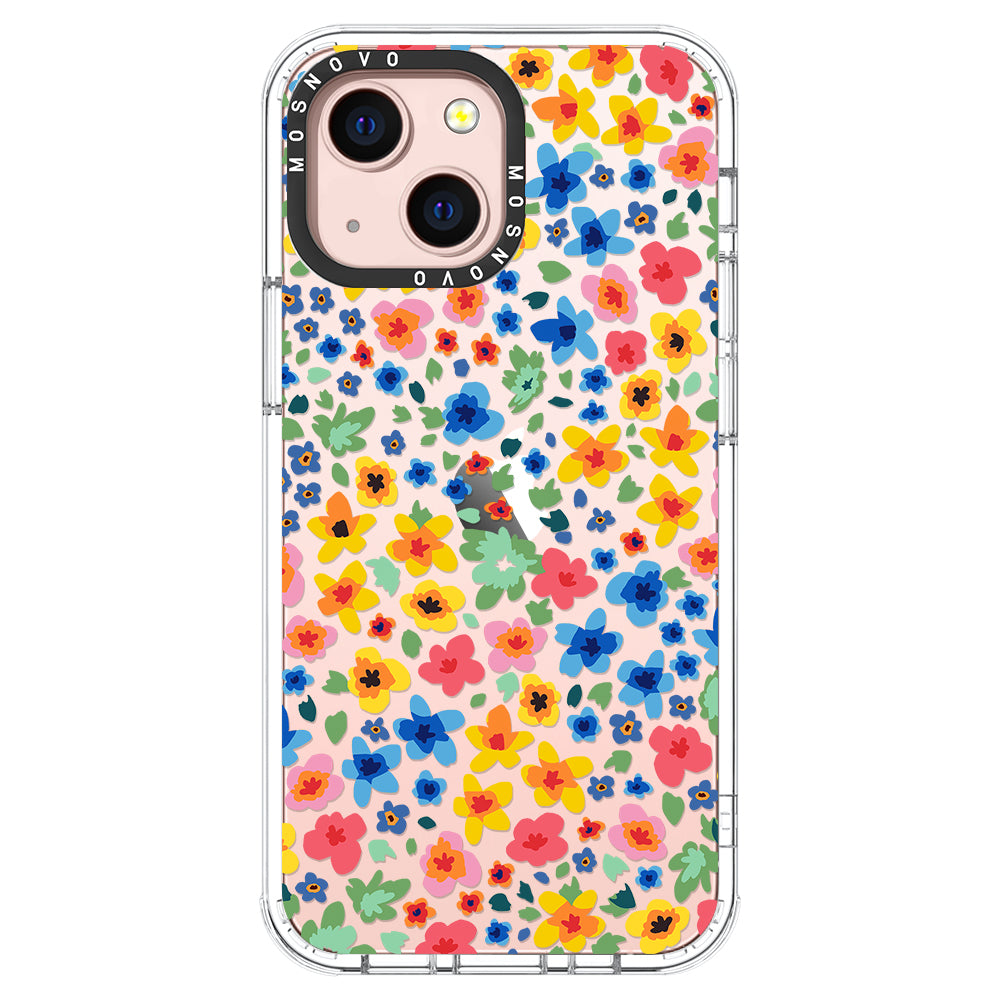 Lovely Floral Flower Phone Case - iPhone 13 Case - MOSNOVO