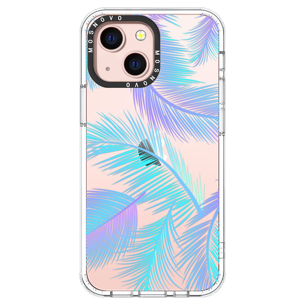 Gradient Tropical Palm Leaf Phone Case - iPhone 13 Case - MOSNOVO