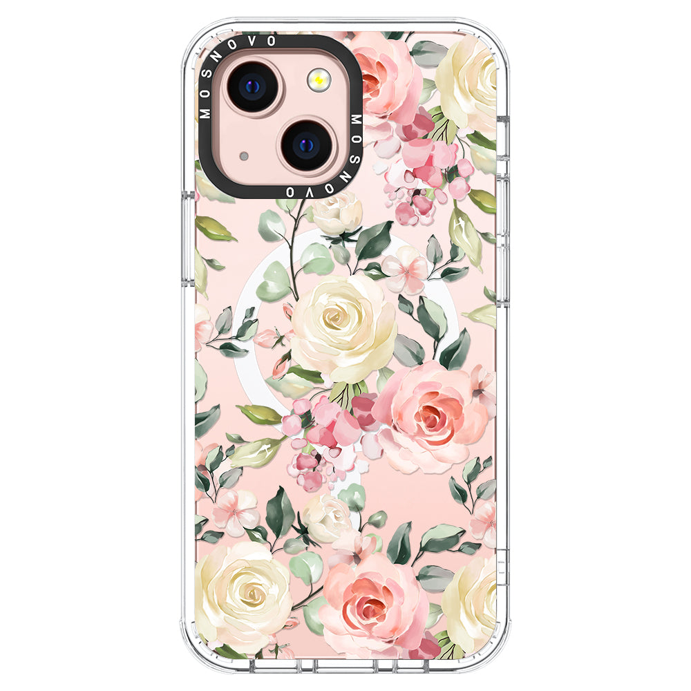 Watercolor Flower Floral Phone Case - iPhone 13 Case - MOSNOVO