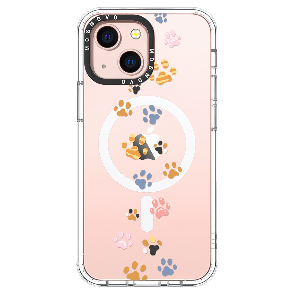 Colorful Paw Phone Case - iPhone 13 Case - MOSNOVO