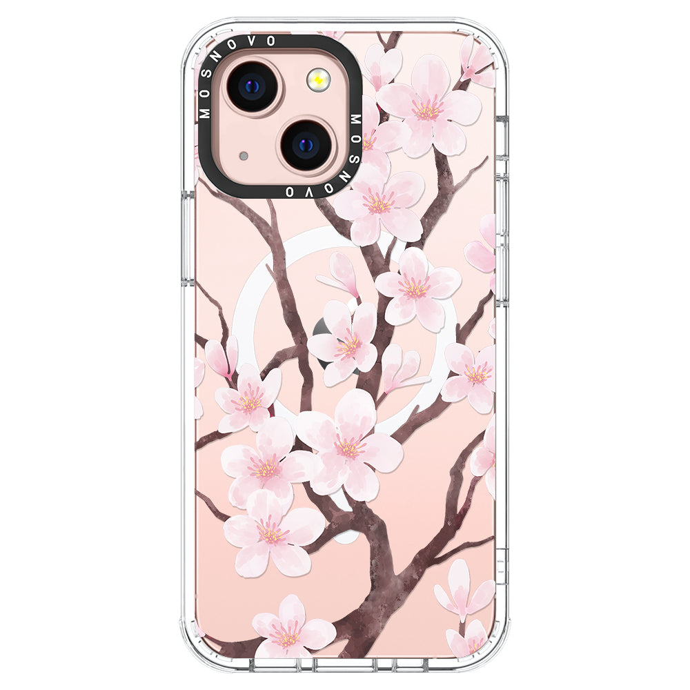 Cherry Blossom Flower Phone Case - iPhone 13 Case - MOSNOVO