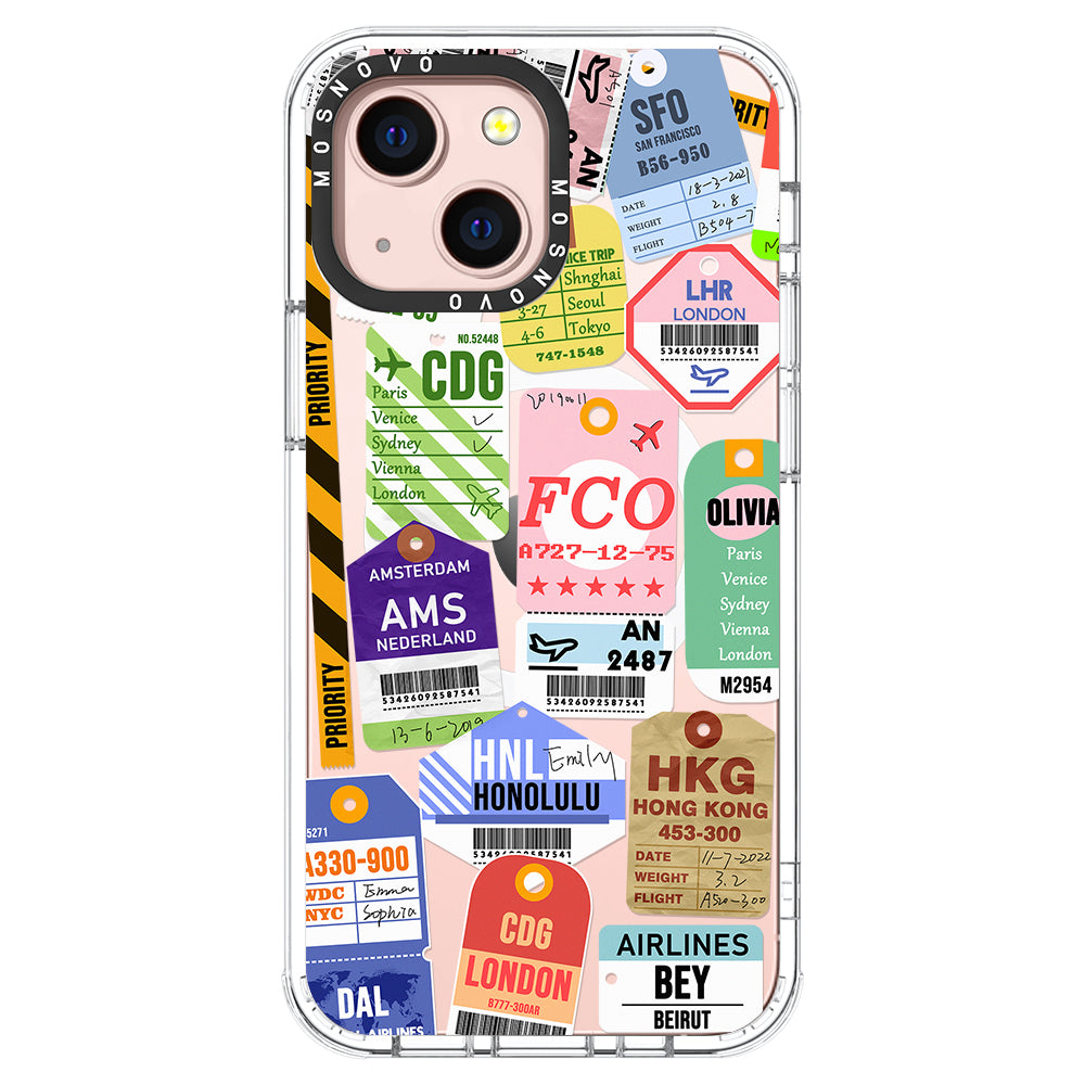 Ticket Label Phone Case - iPhone 13 Case - MOSNOVO