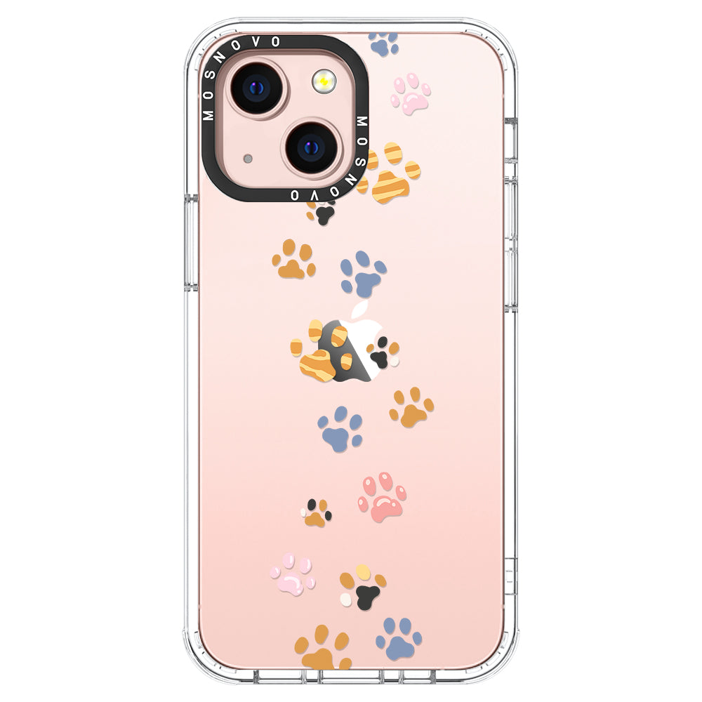 Colorful Paw Phone Case - iPhone 13 Case - MOSNOVO