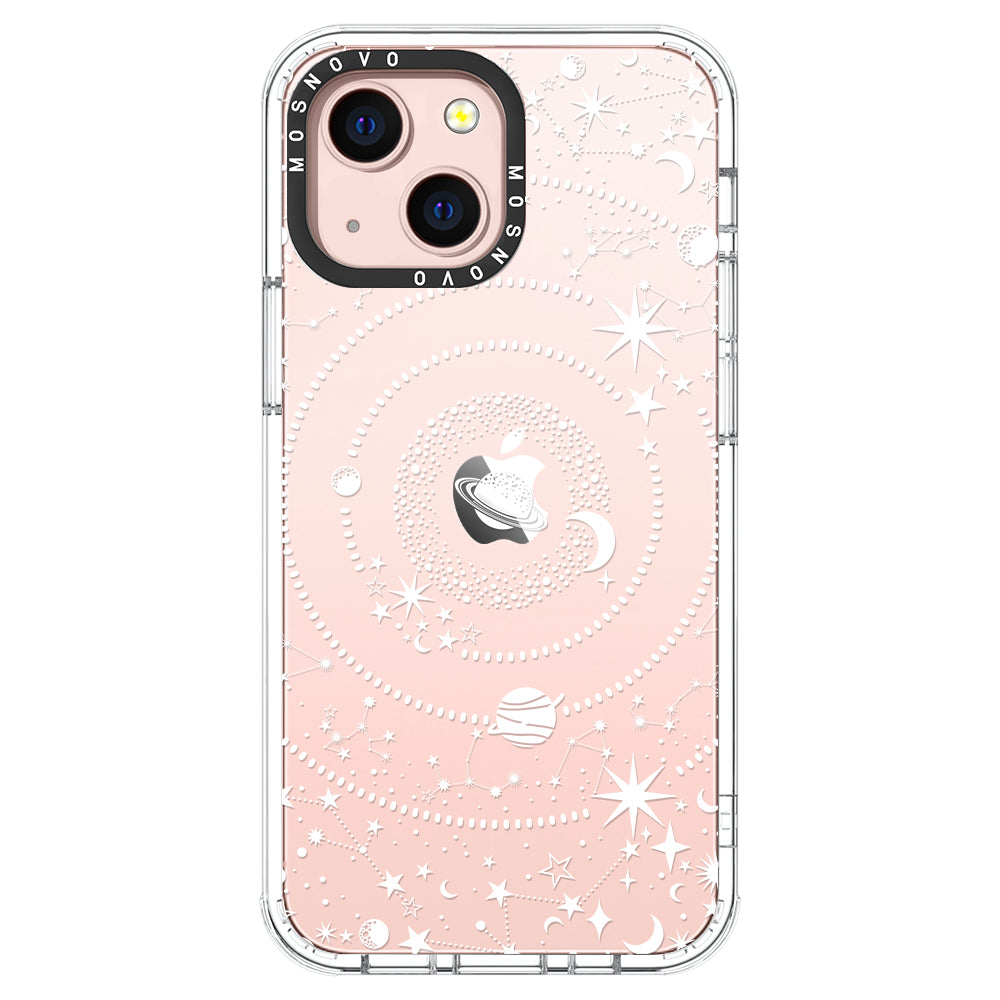 White Galaxy Phone Case - iPhone 13 Case - MOSNOVO