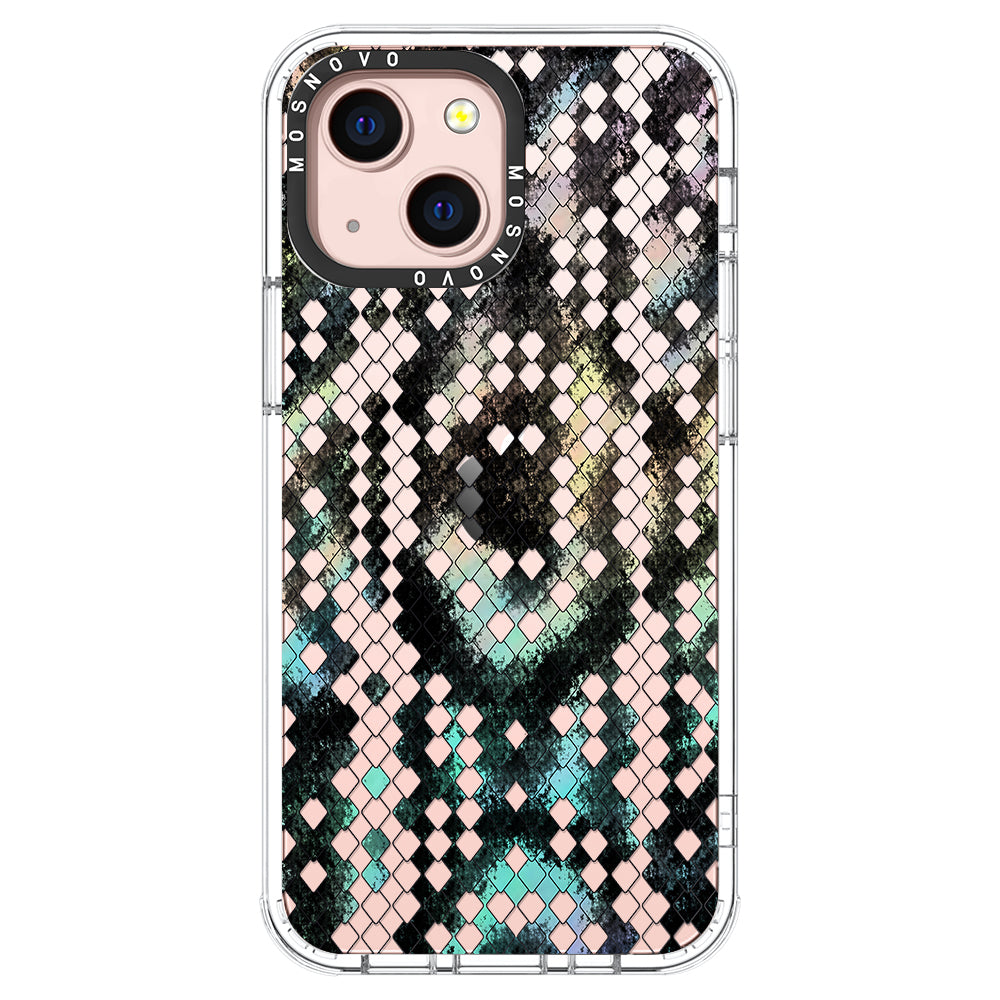 Rainbow Snake Print Phone Case - iPhone 13 Case - MOSNOVO