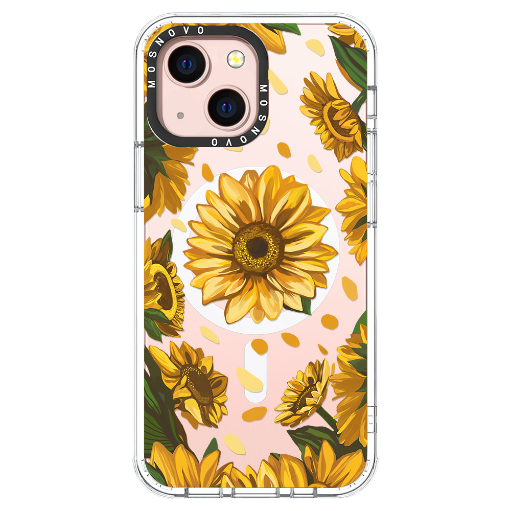 Sunflower Garden Phone Case - iPhone 13 Case - MOSNOVO