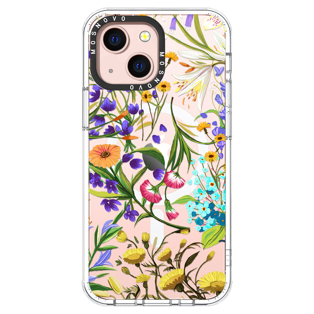 Summer Flower Holidays Phone Case - iPhone 13 Case - MOSNOVO