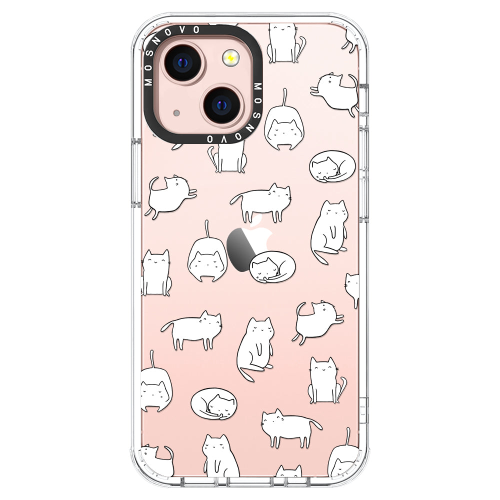 Cute Cats Phone Case - iPhone 13 Case - MOSNOVO