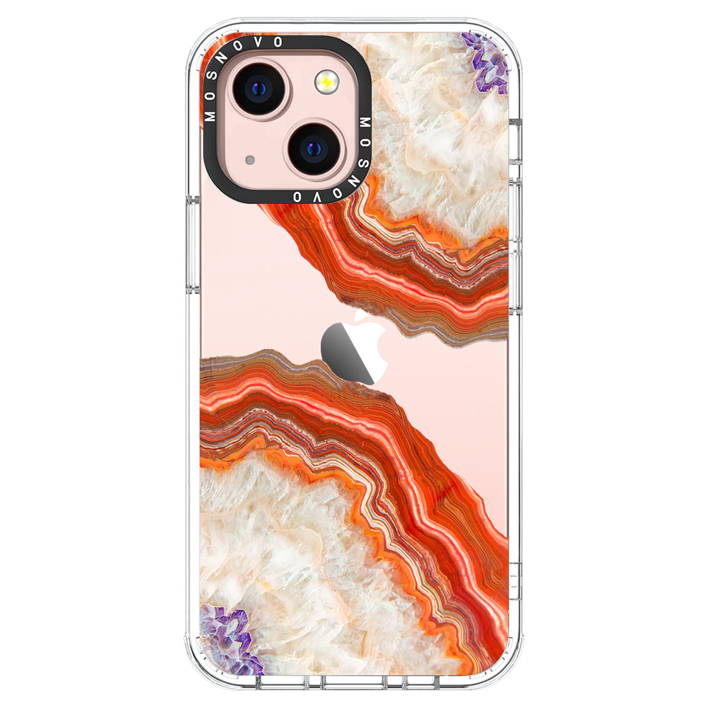 Agate Red Phone Case - iPhone 13 Case - MOSNOVO