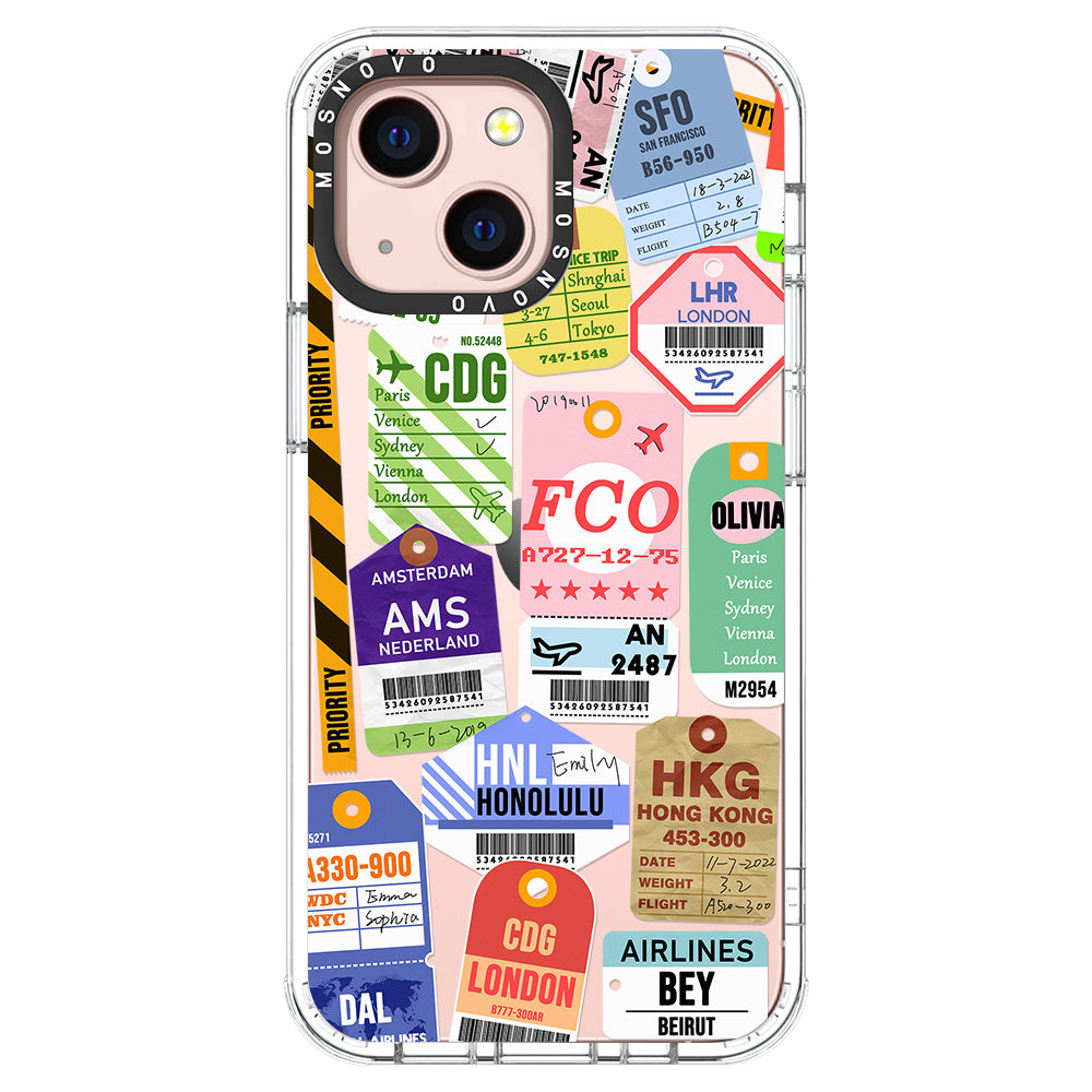 Ticket Label Phone Case - iPhone 13 Case - MOSNOVO