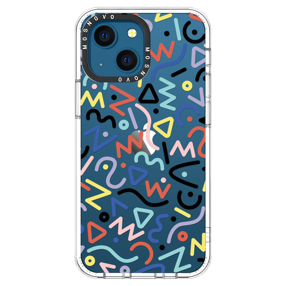 Doodle Art Phone Case - iPhone 13 Case - MOSNOVO